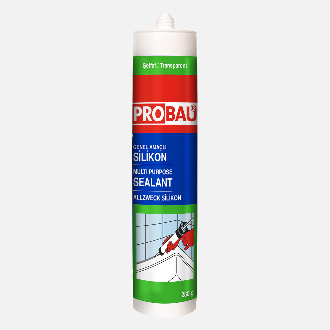    Probau Silikon Şeffaf 280 g 