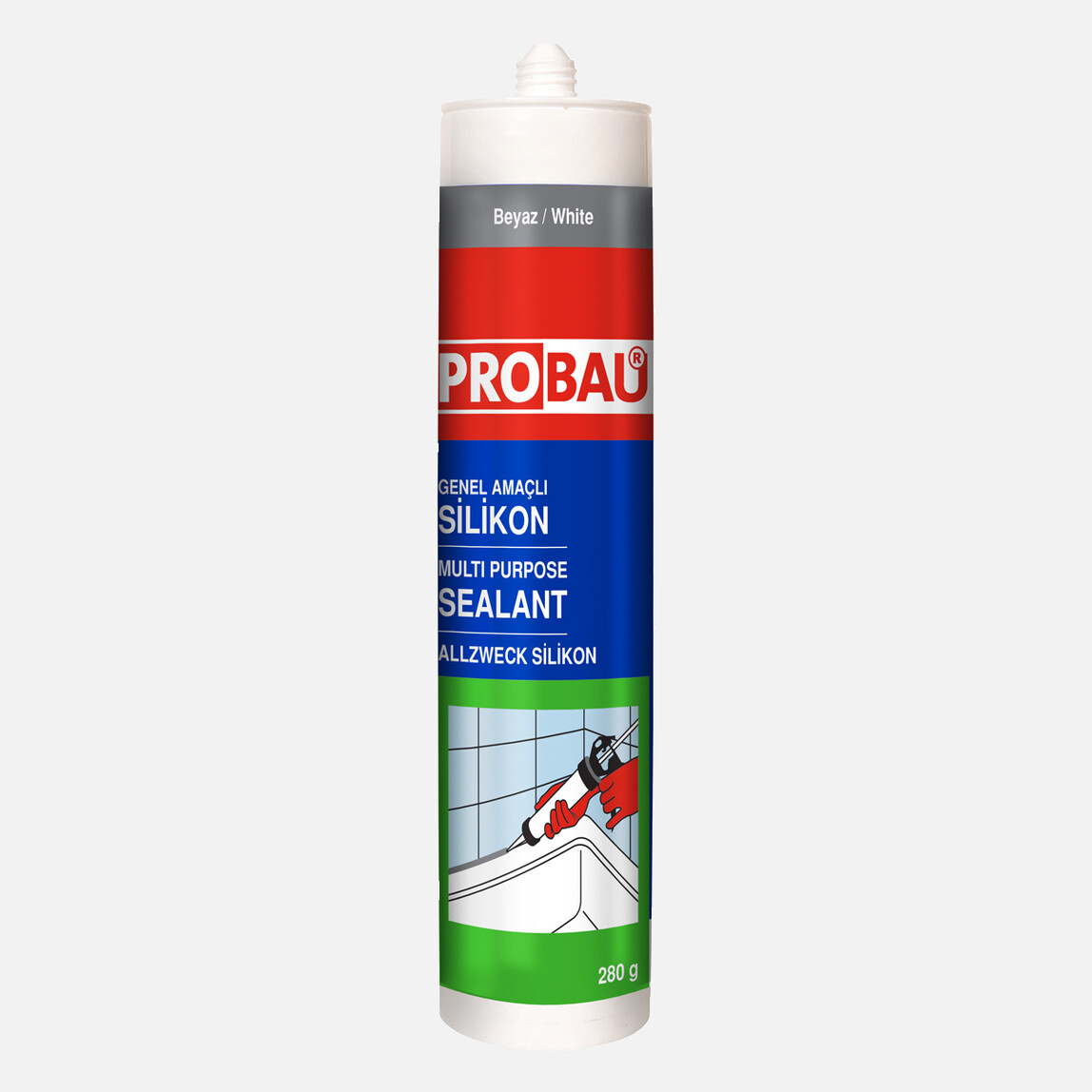    Probau Silikon Beyaz 280 g 