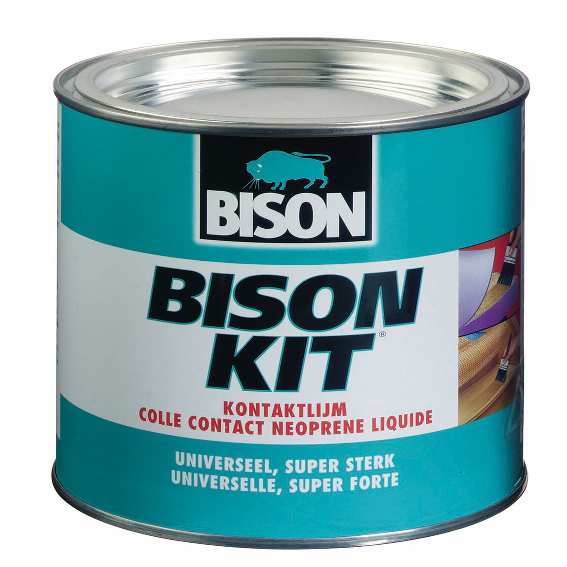    Bison Kit 650 ml Teneke Kutu - Çok Amaçlı Yapıştırıcı  