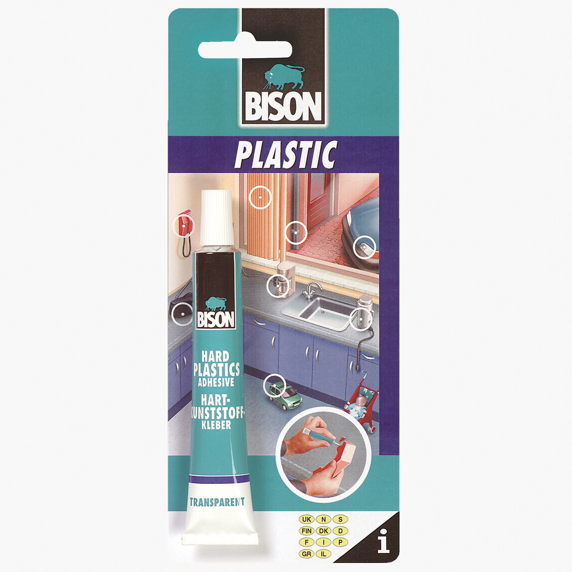    Bison Sert Plastik Yapıştırıcı 25 ml Tüp Blister  