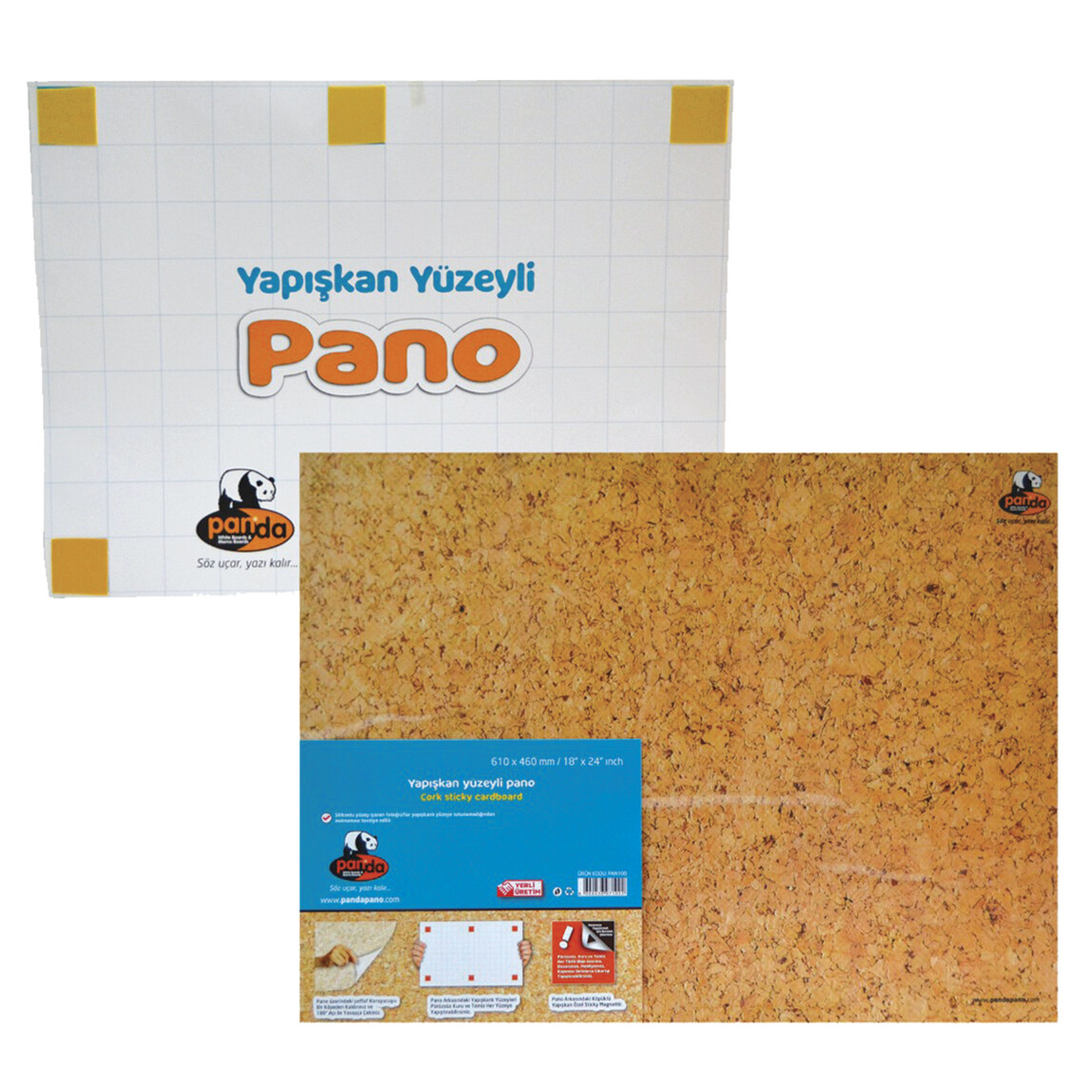 Panda PAN 100 Yapışkan Yüzey Postit Pano_0