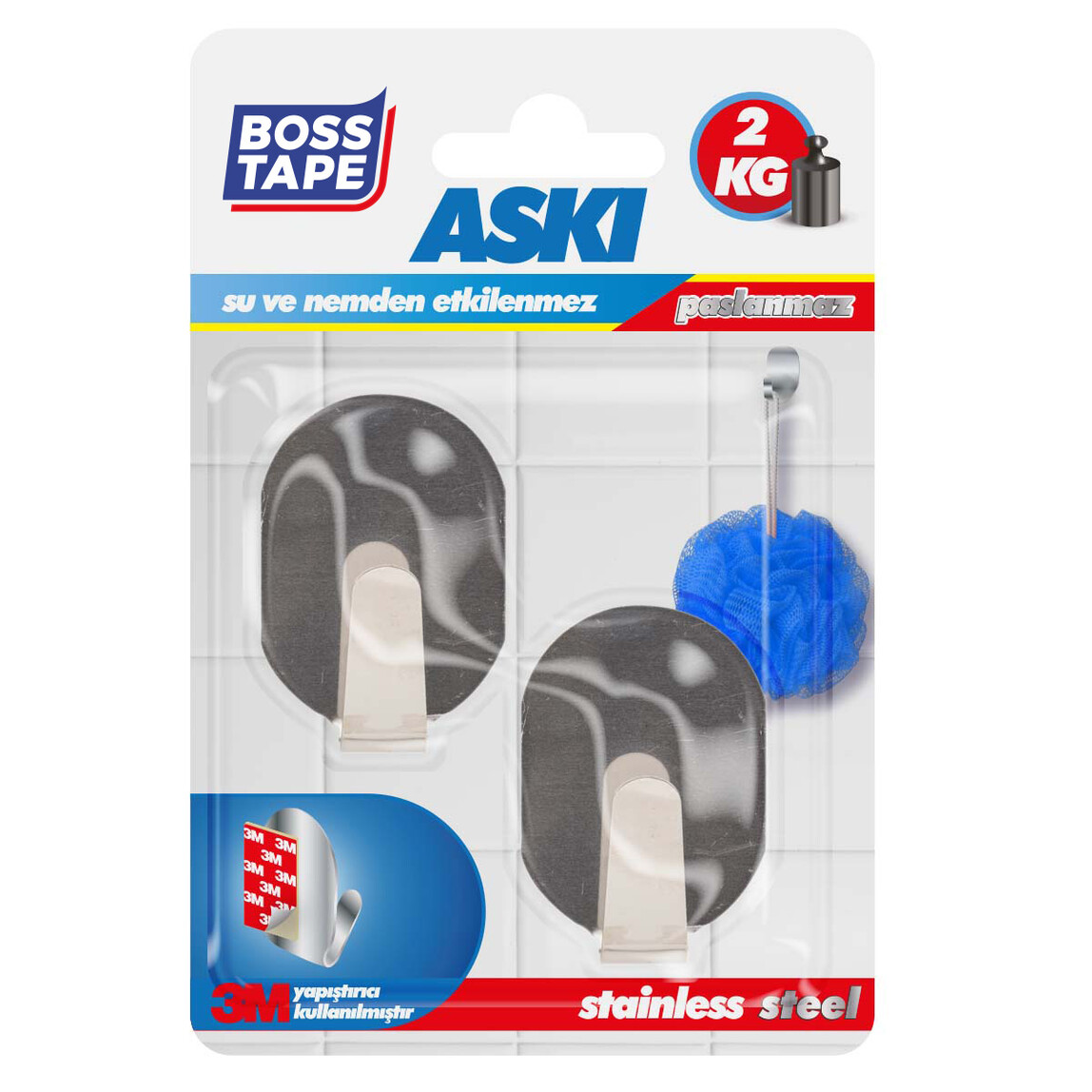    Askı Metal İkili Paslanmaz Metal  