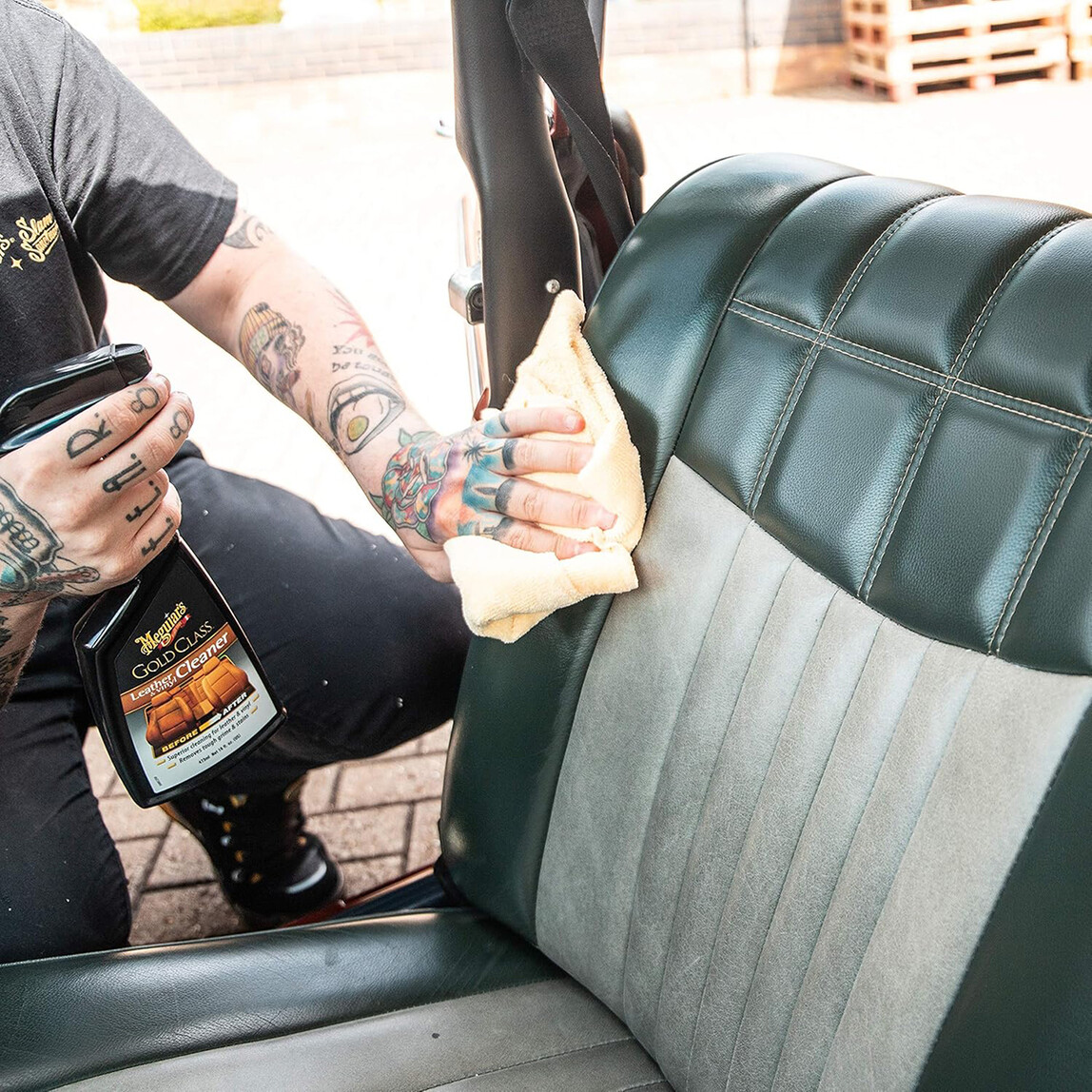    Meguiars Gold Class Deri Temizleyici 473 ml  