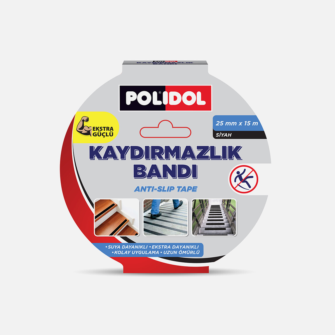    Polidol Kaydırmazlık Bantı 25mm x 15 m  