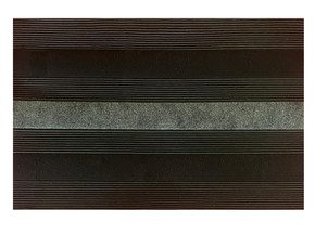Zerbino Paspas Çift Siyah Çizgili 45x70 cm