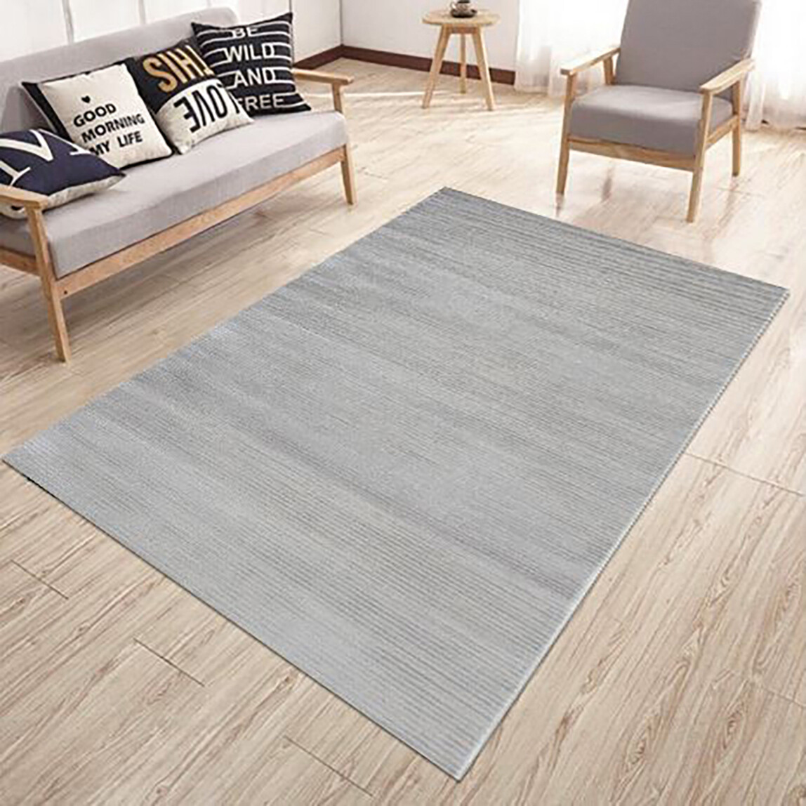    Crea Sedef Gri Modern Halı 80x150 cm 
