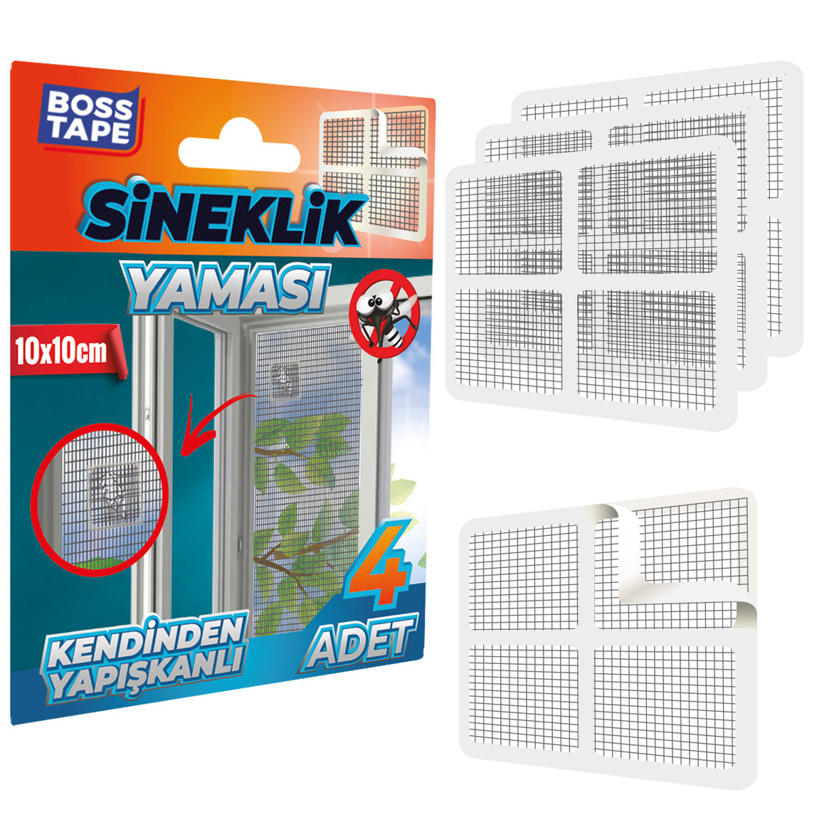 Sineklik Yaması 4’lü 10cmx10cm_2