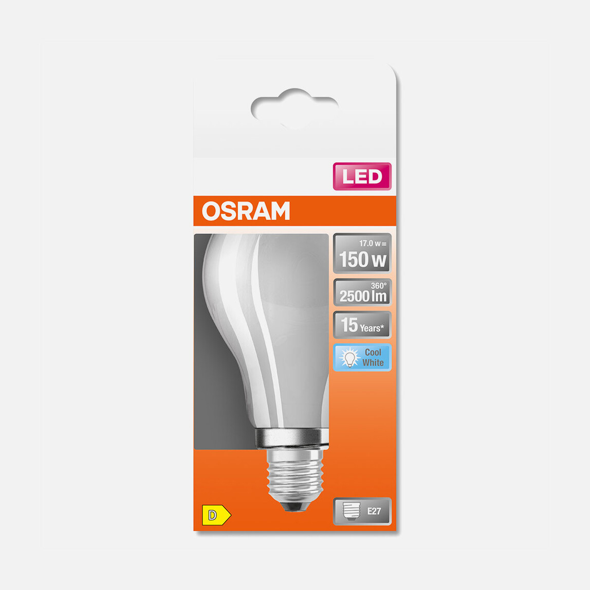 Osram Led Cla 150 Kırık Beyaz 17W/840 Gl Fr E27 duy Ampul_0