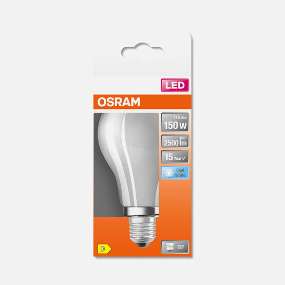 Osram Led Cla 150 Kırık Beyaz 17W/840 Gl Fr E27 duy Ampul 