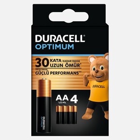 Duracell Optimum 4’lü AA Alkalin Kalem Pil_0
