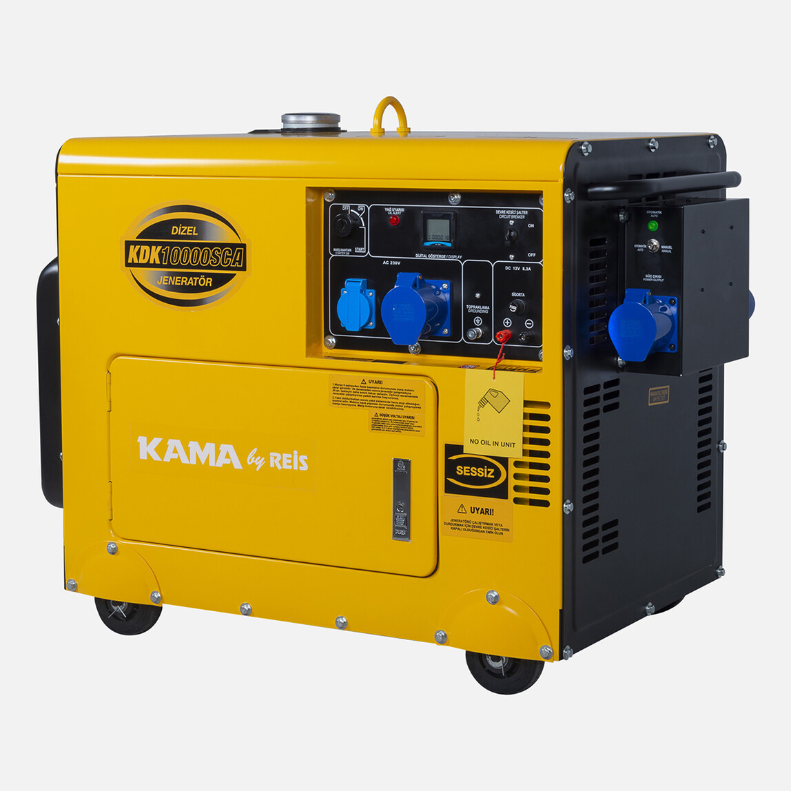    Kama KDK10000SCA 9.4 kVa Monofaze Dizel İpli - Marşlı Jeneratör  