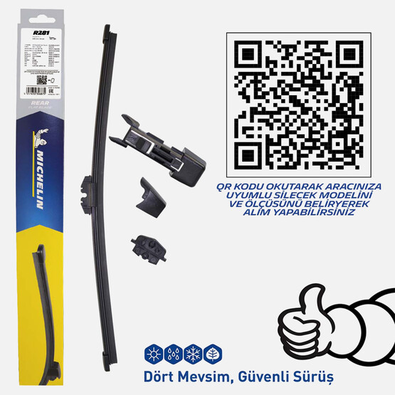 Michelin Easyclip MCR281 28cm 1 Adet Universal Muz Tipi Arka Silecek