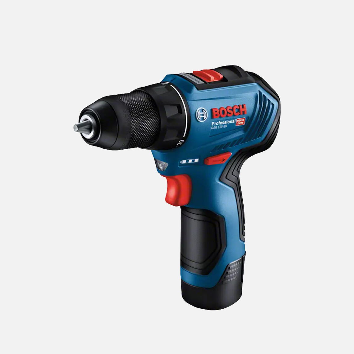    Bosch Profesyonel GSB 12V-30 2 Ah Çift Akülü Li-on Darbeli Akülü Vidalama   