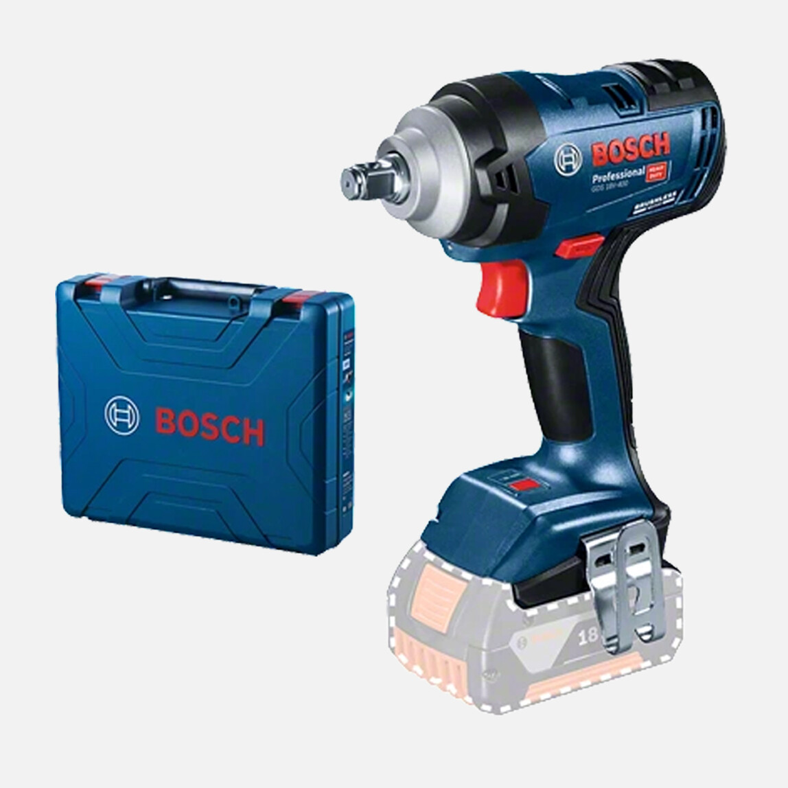    Bosch Profesyonel GDS 18V-400 Akülü Li-ion Darbeli Akülü Vidalama -Solo (Akü ve Şarj Cihazı Dahil Değildir.) 