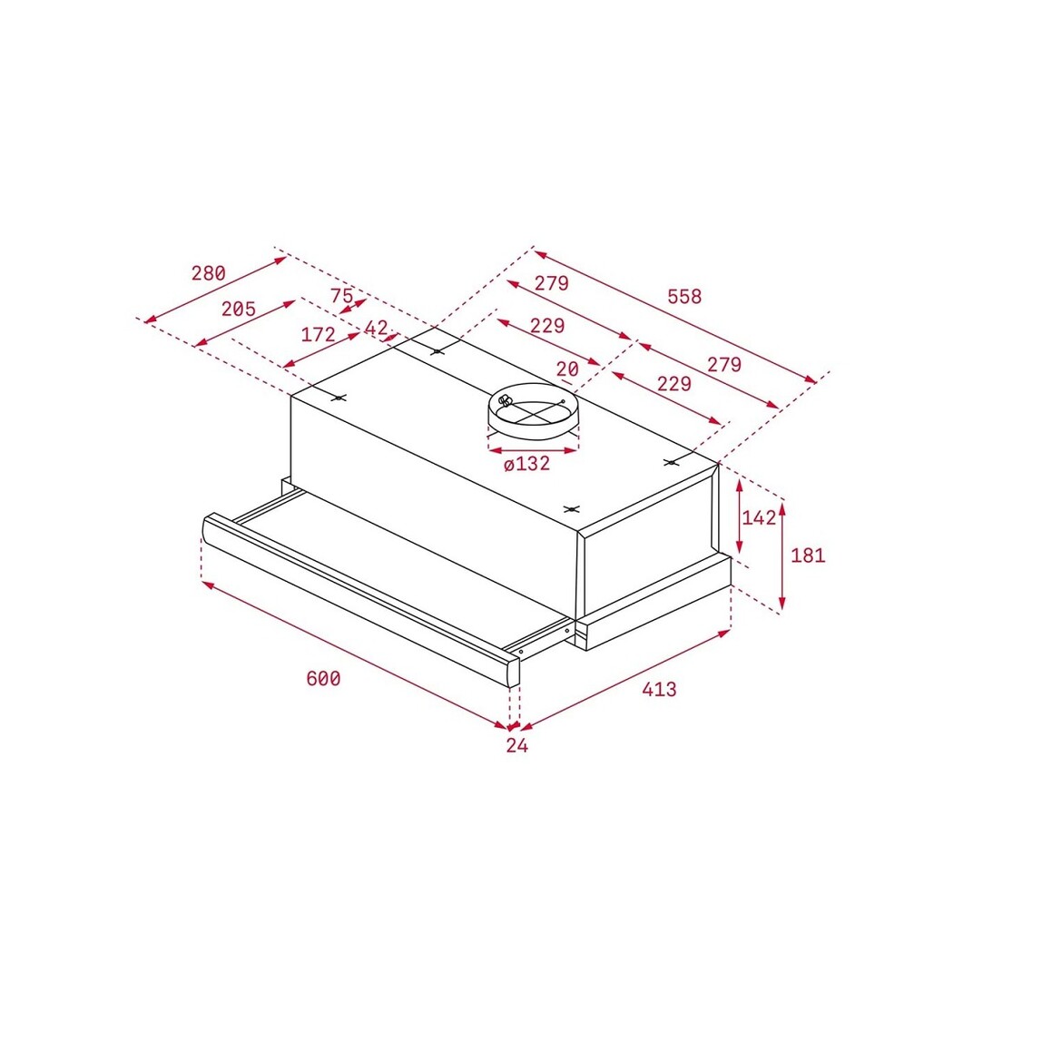    Teka TL 6210 Beyaz Aspiratör 