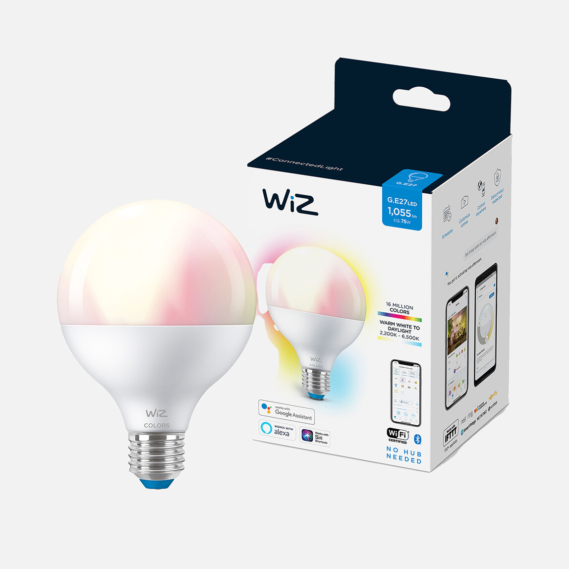    Philips Wiz G95 75 W Renkli E27 LED Ampul 