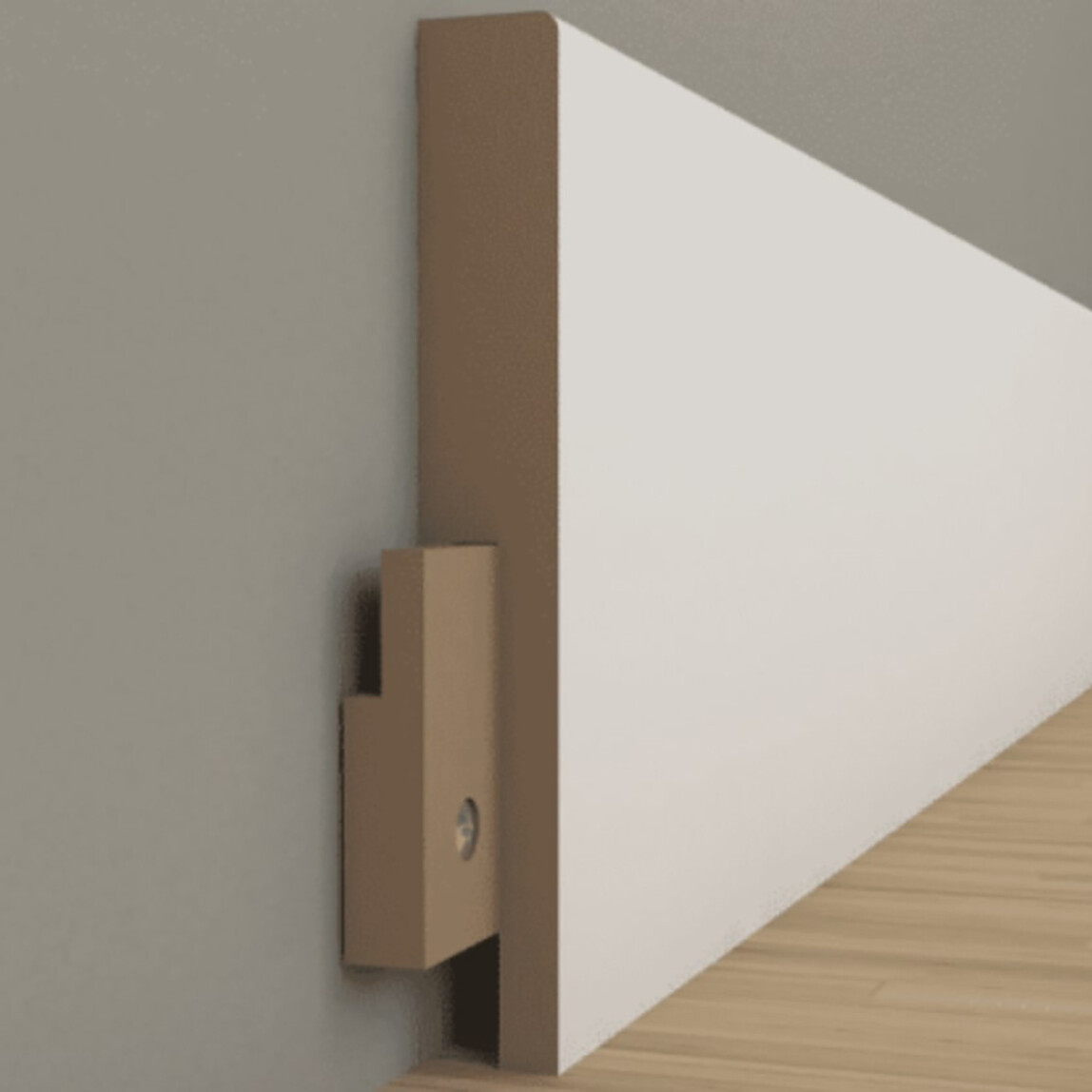    Cls Süpürgelik Yalı T Model Düz 10 cm 
