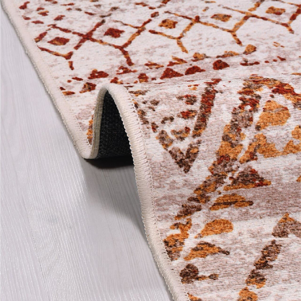    Crea Otantik 1004 Kaymaz Tabanlı Halı 80x150 cm  