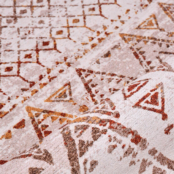 Crea Otantik 1004 Kaymaz Tabanlı Halı 80x150 cm 