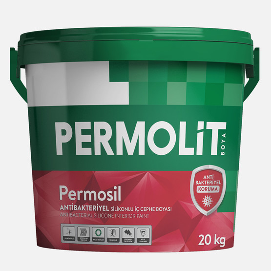 Permolit Permosil Antibakteriyel D1-Baz İç Cephe Boyası 20kg