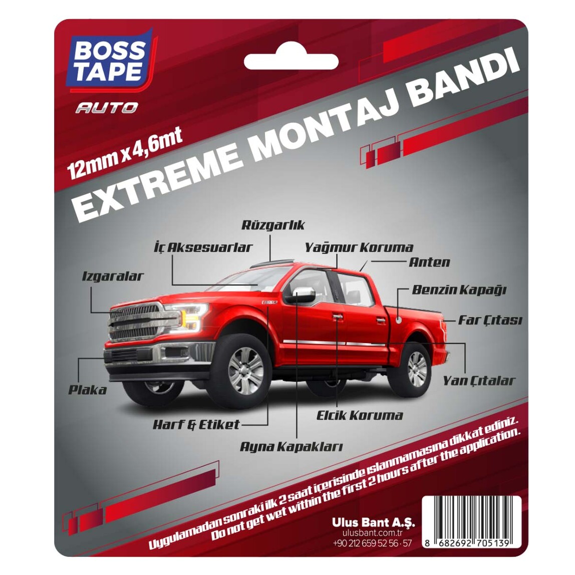    Extreme Montaj Bandı  12mm x 4,6mt
  