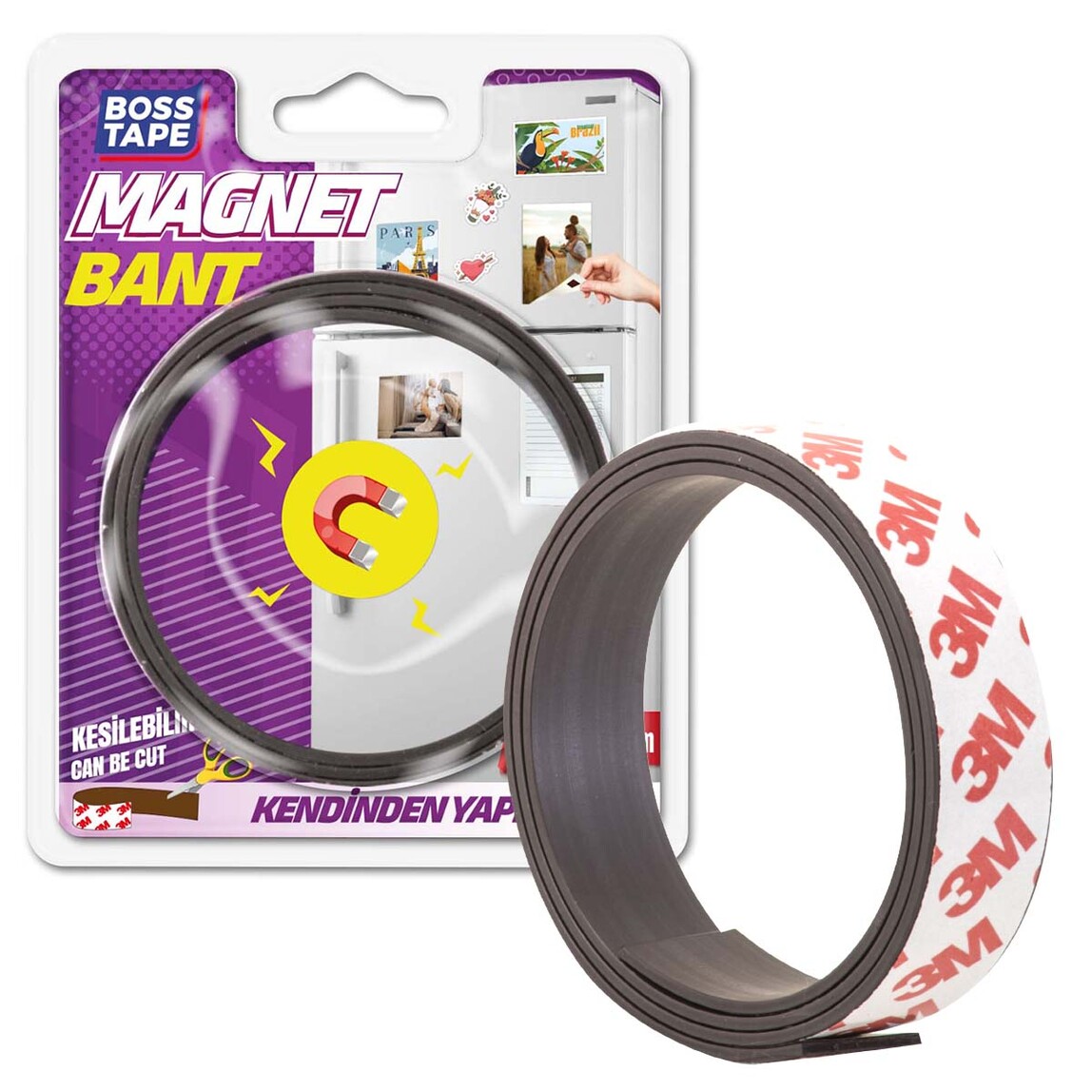    Boss Tape Magnet Bant 20 mm x 75 cm 