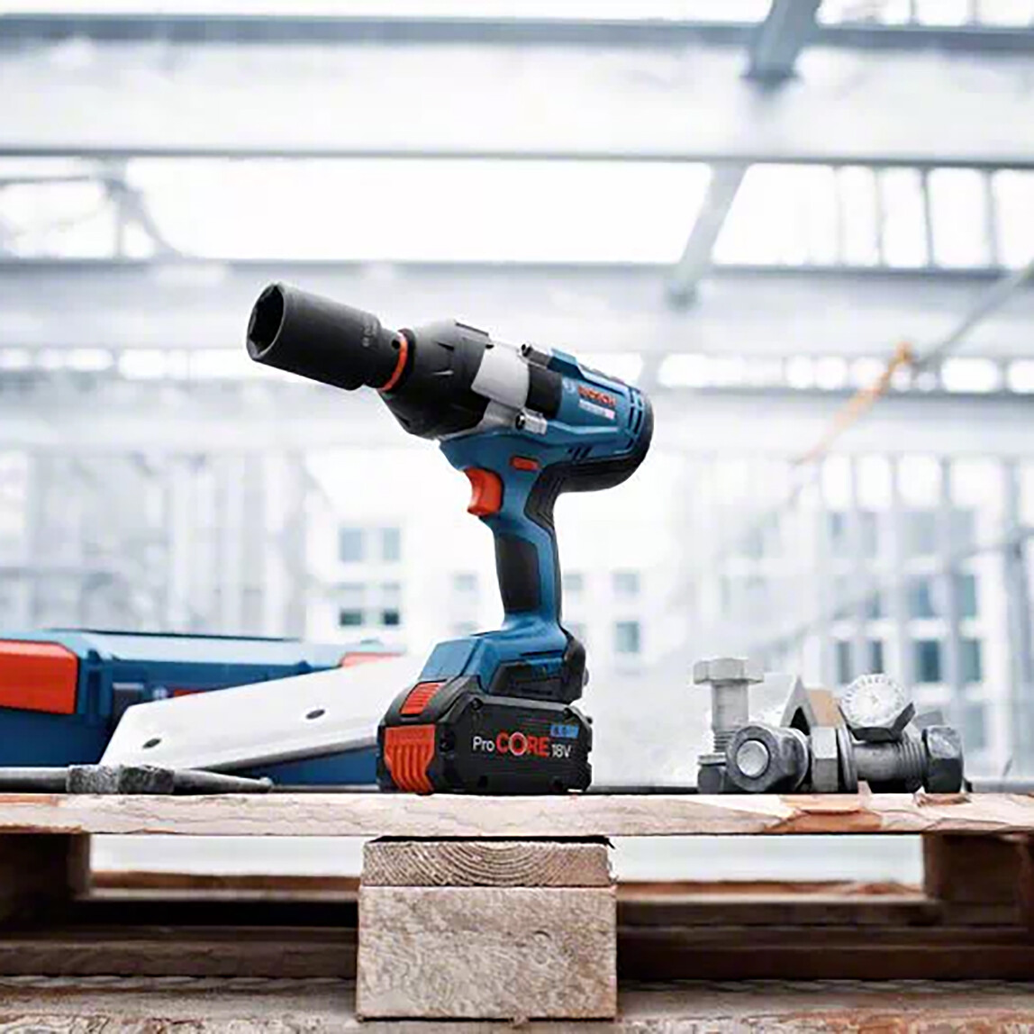    Bosch Profesyonel GDS 18V-1050 H 5 Ah Çift Akülü Li-ion Darbeli Akülü Vidalama   