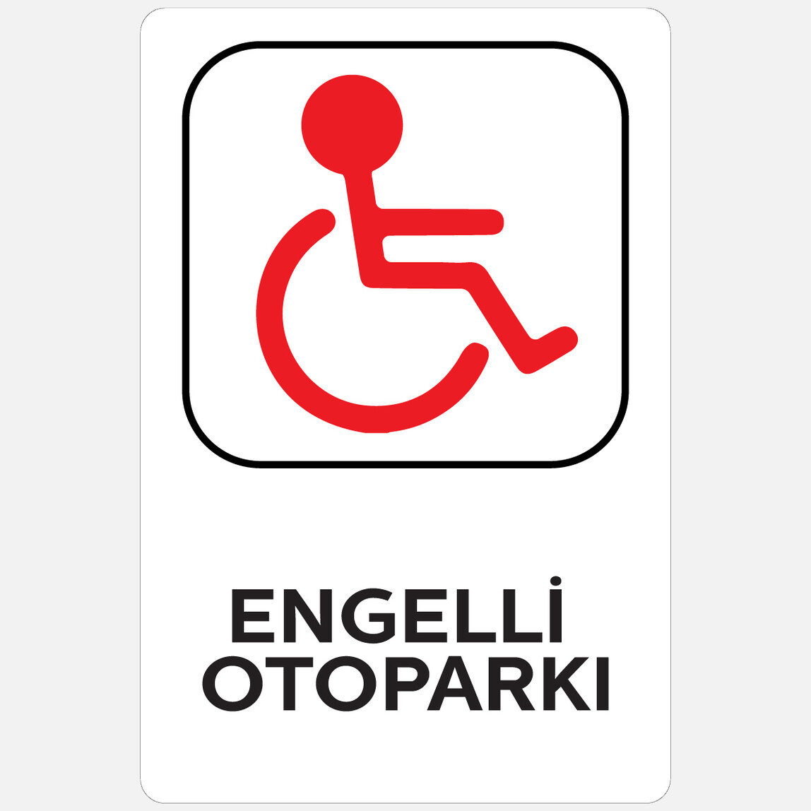 Ekstrafix Yul-439 25x35cm Engelli Otoparkı_0