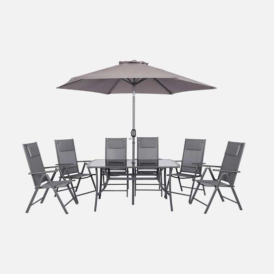 Sunfun Milas Şemsiyeli Masa ve Sandalye Seti