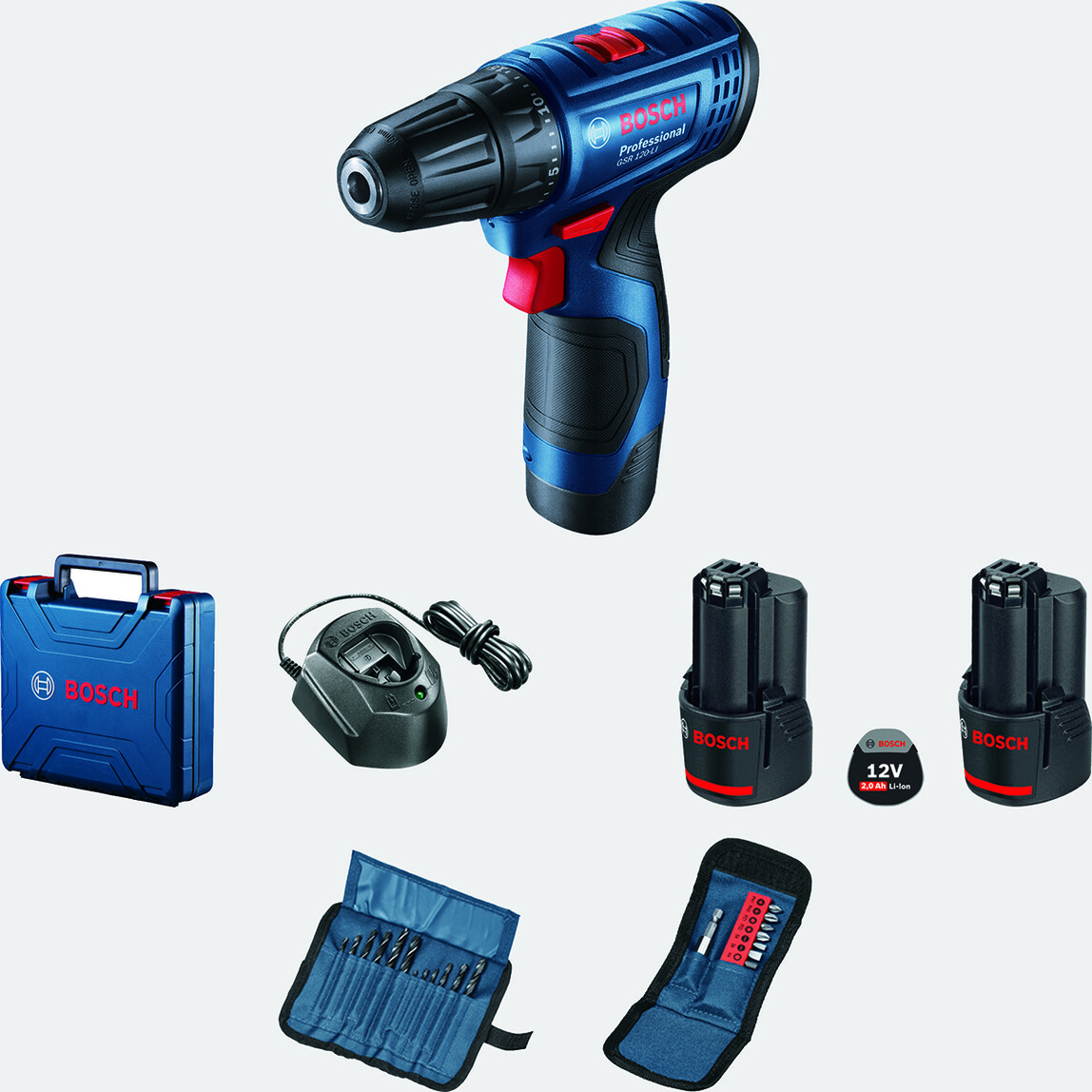    Bosch GSR 120-LI Akülü Vidalama (23 parça Aksesuar Seti Hediye) 