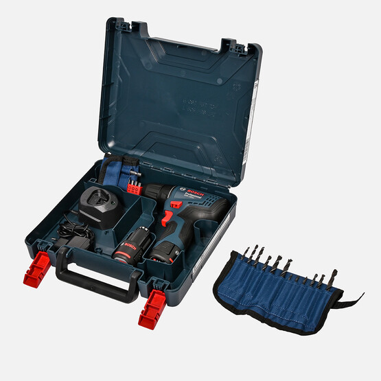 Bosch GSR 120-LI + 23 parça setli Akülü Vidalama