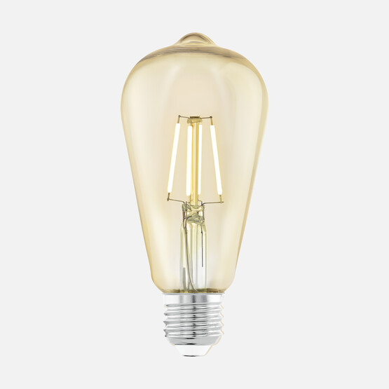 Eglo Amber ST64 4 W Beyaz Klasik E27 Duy Led Ampul  