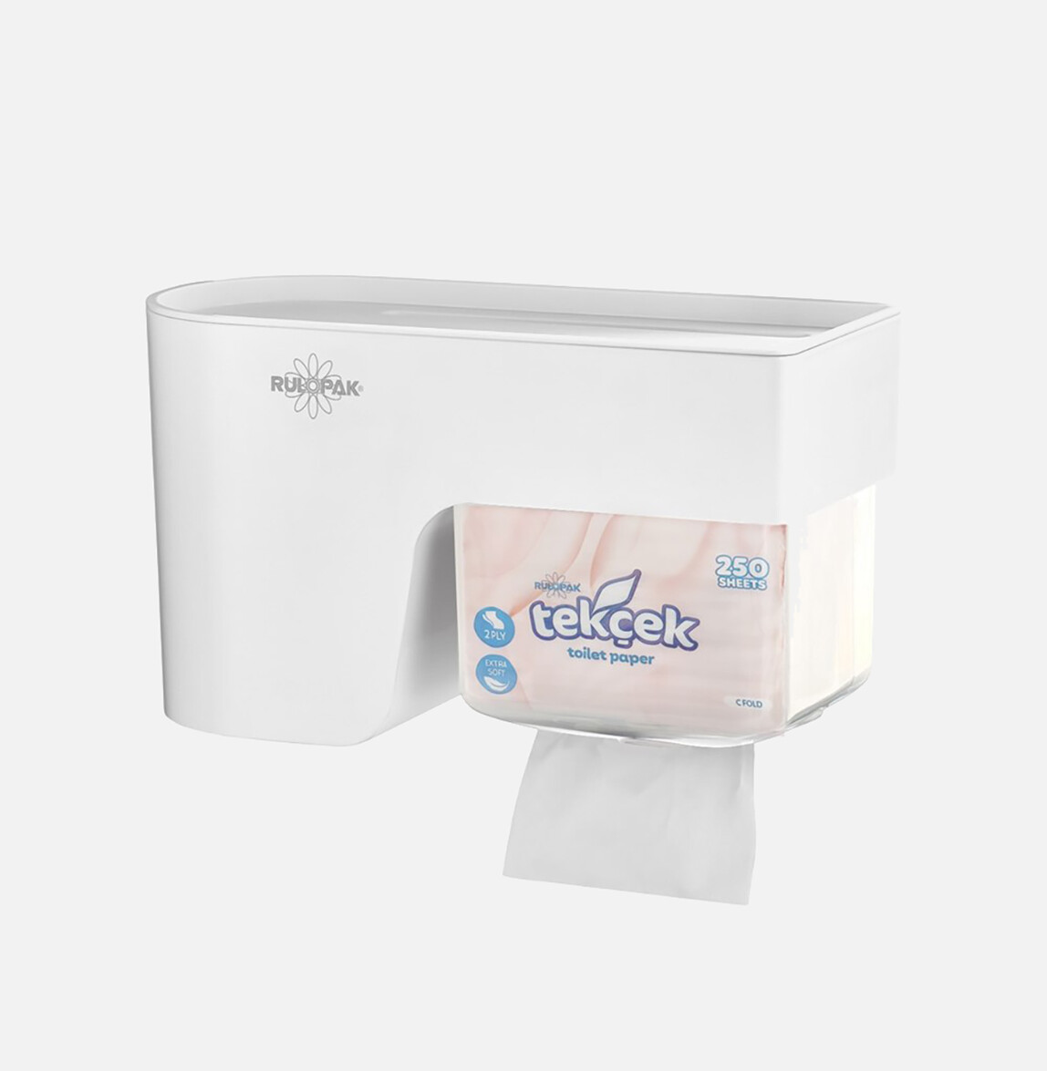 Rulopak Multitask Tek Çek Tuvalet Kağıdı Dispenseri_0