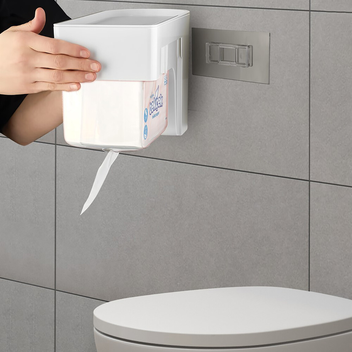 Rulopak Multitask Tek Çek Tuvalet Kağıdı Dispenseri_2