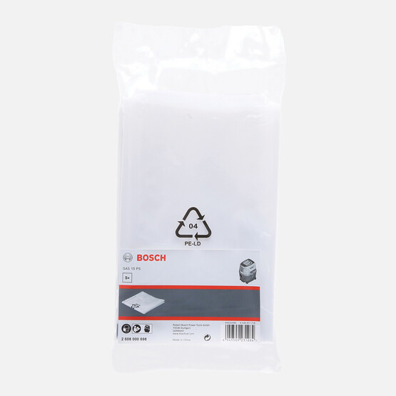 Bosch Süpürge Toz Torbası Plastik Gas15