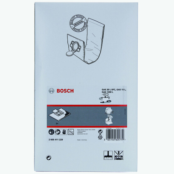 Bosch Süpürge Toz Torbası Kuru Gas15L