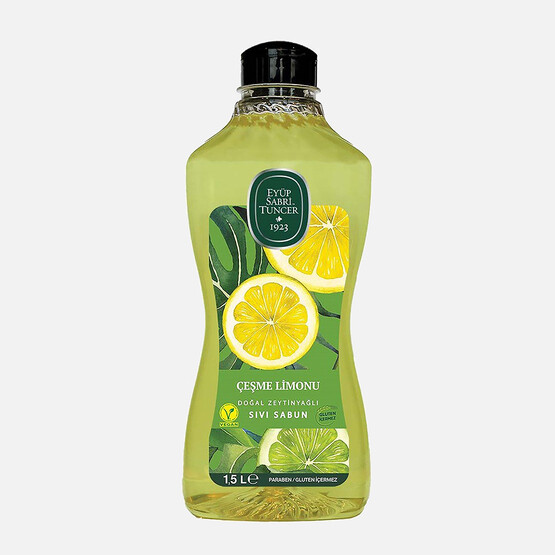 Eyüp Sabri Tuncer Çeşme Limonu Zeytinyağlı Sıvı Sabun 1,5L