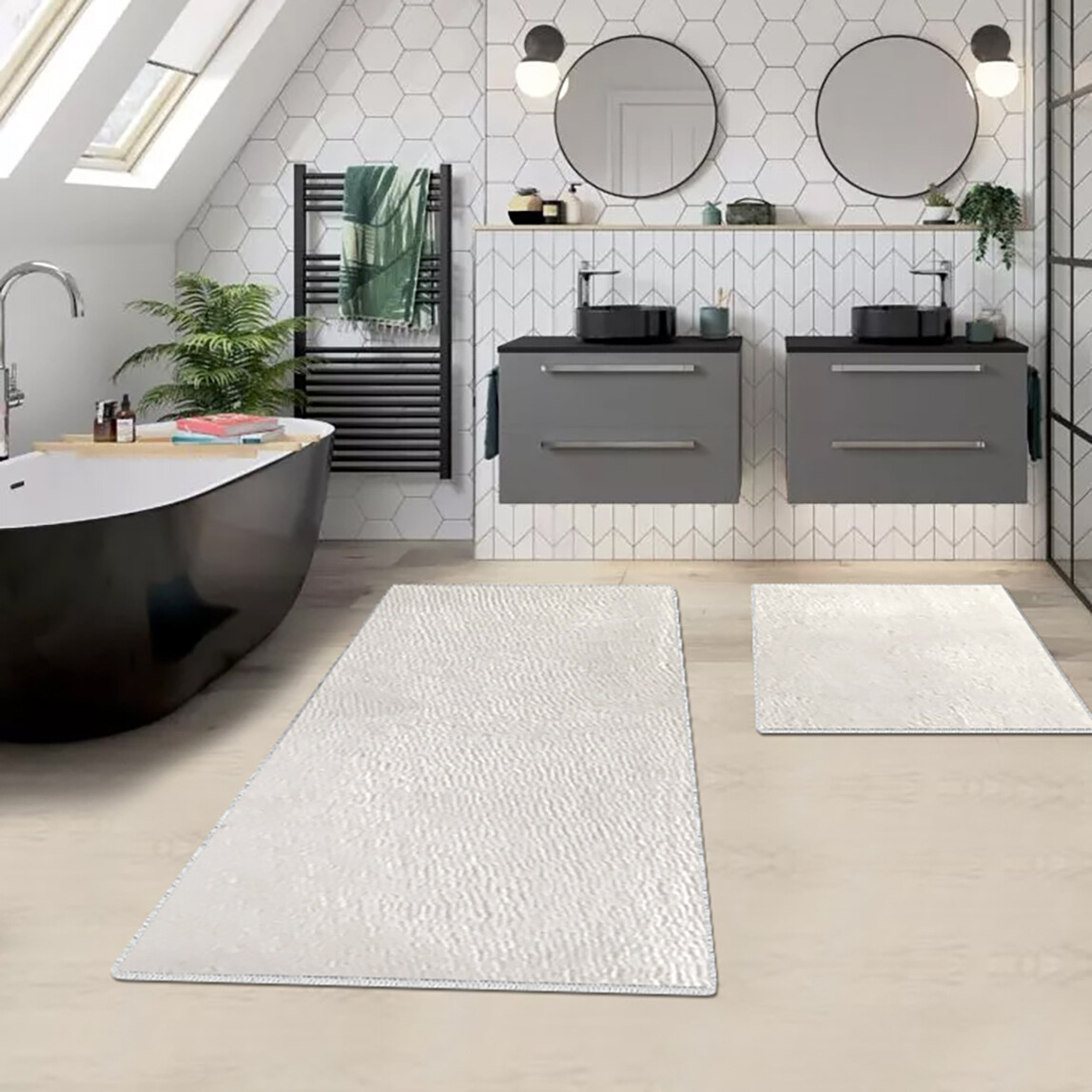    Crea Cozy Banyo Paspası 6417B  