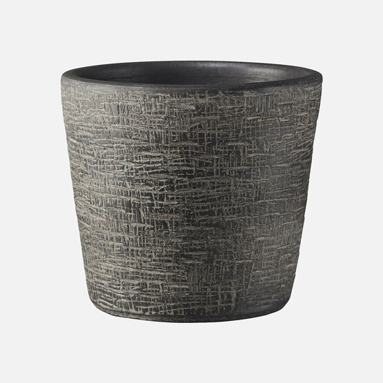 Piran Saksı Siyah 16 cm