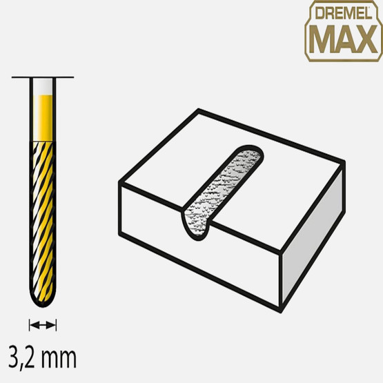 Dremel Max Tungsten Karbit Freze(9903DM)