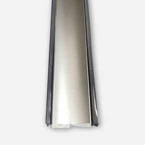 Ersin İç Bükey Pvc Tezgah Süpürgeliği Gümüş 60 cm
