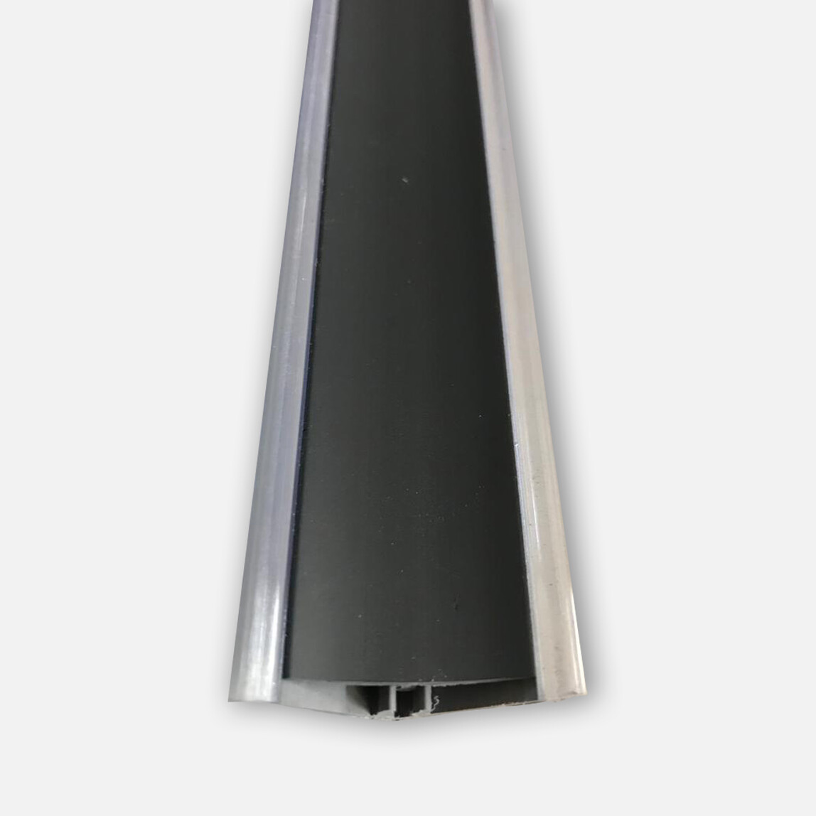    Ersin İç Bükey Pvc Tezgah Süpürgeliği Siyah 60 cm  