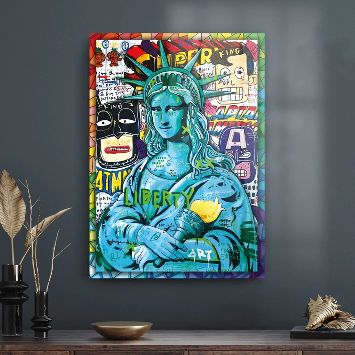 Doğaner Glow Cam Tablo Pop Art New York 30x40 cm_0