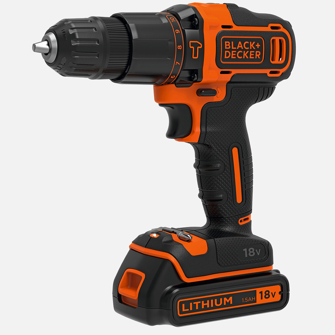    Black&Decker BDCHD18BAFC-QW 18V 1.5 Ah Çift Akülü Darbeli Matkap (80 Parça Aksesuar Hediyeli) 