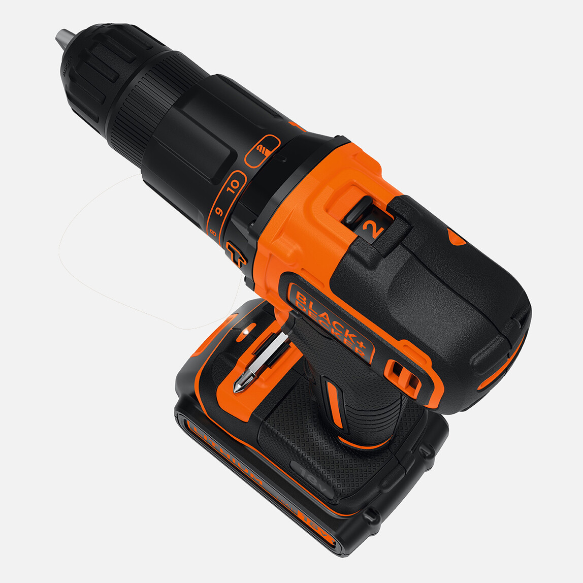    Black&Decker BDCHD18BAFC-QW 18V 1.5 Ah Çift Akülü Darbeli Matkap (80 Parça Aksesuar Hediyeli) 