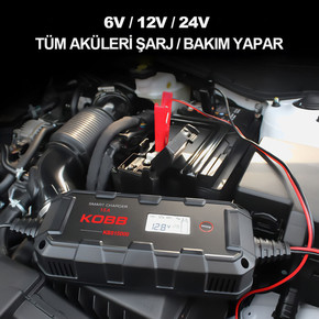 Kobb Kbs15000 6V/12V/24V 300A Akıllı Dijital Akü Şarj ve Akü Bakım Desülfatör_11