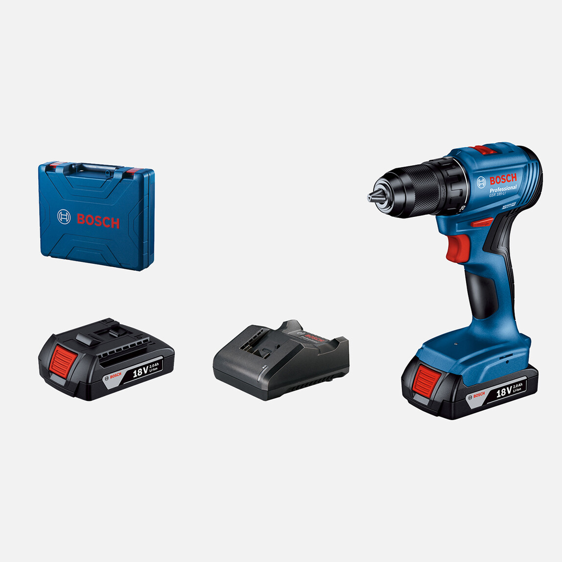    Bosch GSR 185-LI 2x2.0 Ah. Akülü Vidalama  