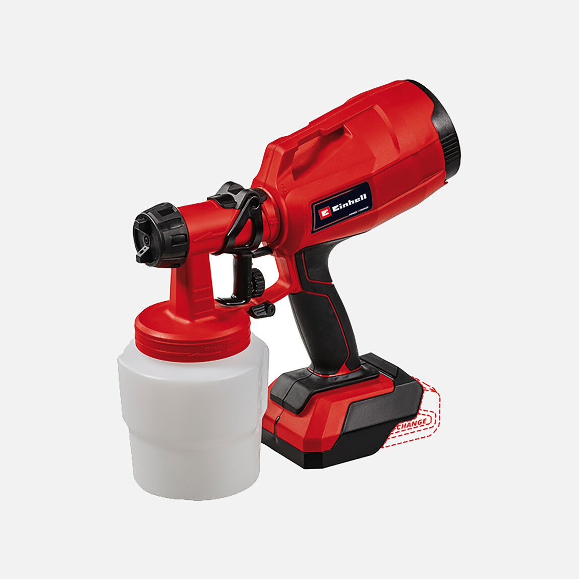    Einhell TC-SY 18/60 Li - Solo Akülü Sprey Boya Sistemi (Akü ve Şarj Cihazı Dahil Değildir.) 