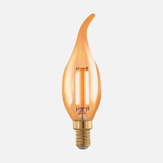 Led Mum Kıvrık  4W Amber 1700K Ampul 