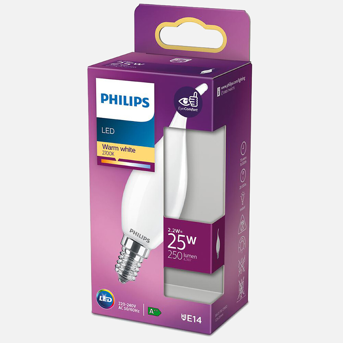 Philips Led Classic 25W Ba35 E14 Ww Fr Ampul_0